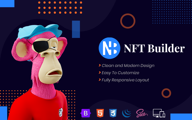 NFT Builder - HTML & SCSS Template