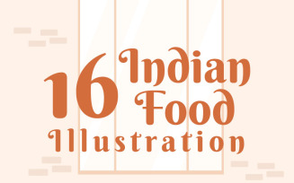 13 Indian Food Illustration