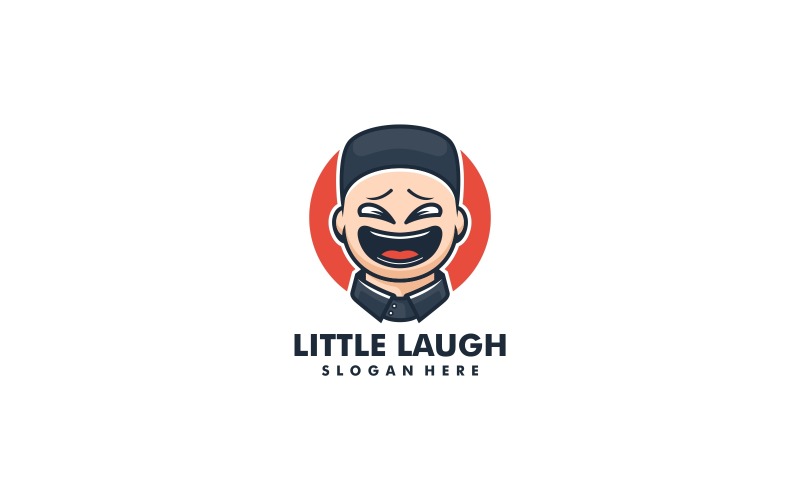 Little Laugh Cartoon Logo Logo Template