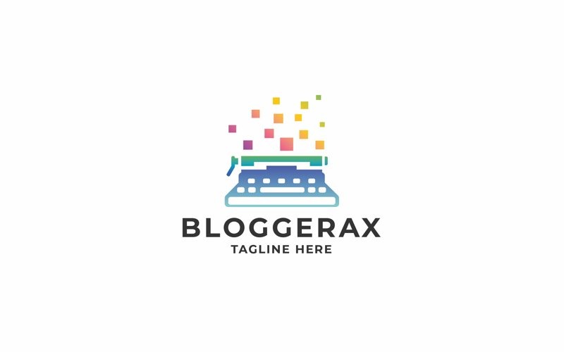 Professional Web Bloggerax Logo Logo Template