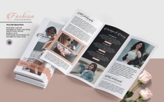 Trifold Photography Brochure Template