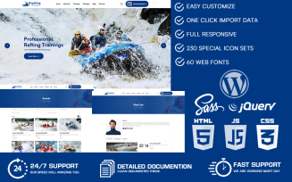 Kayaking - Rafting WordPress Theme