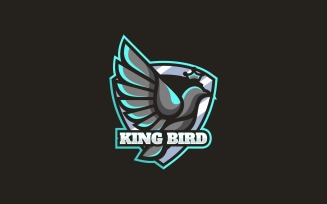 King Bird E-Sports and Sport Logo
