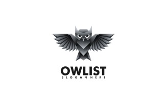 Vector Owl Gradient Logo Vol.1
