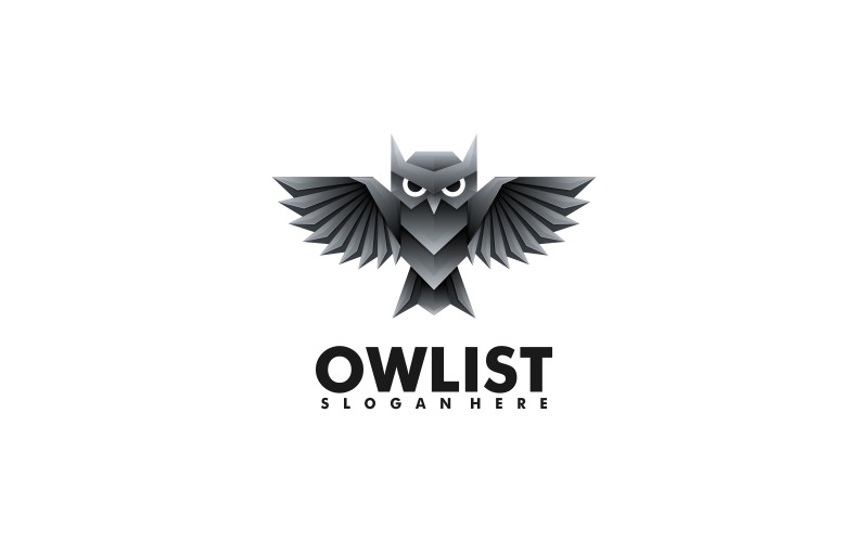 Vector Owl Gradient Logo Vol.1 Logo Template