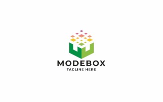 Professional Pixel Mode Box Logo