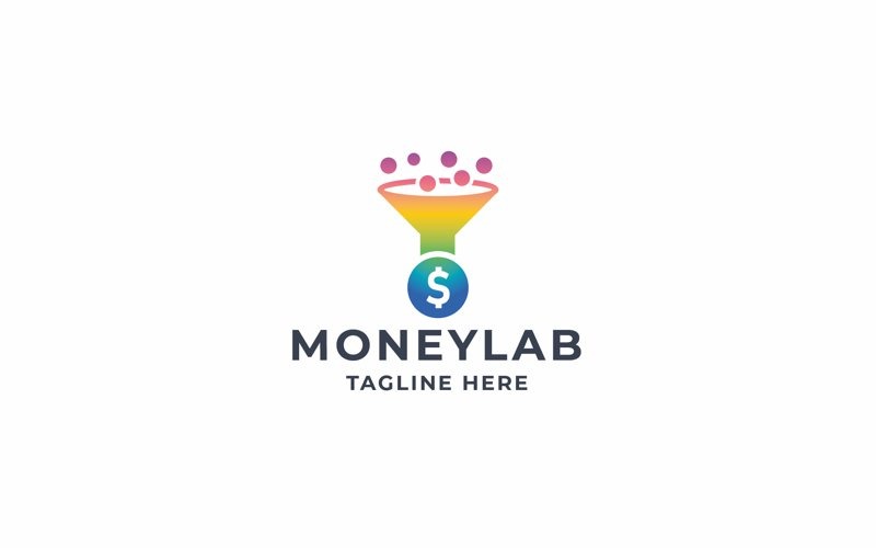 Professional Pixel Money Lab Logo Logo Template