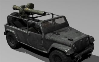 Jeep TOW - 3d Super War Car
