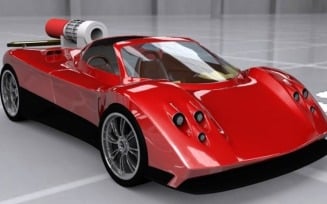 Pagani Zonda 2022 - 3d Super Sport Car