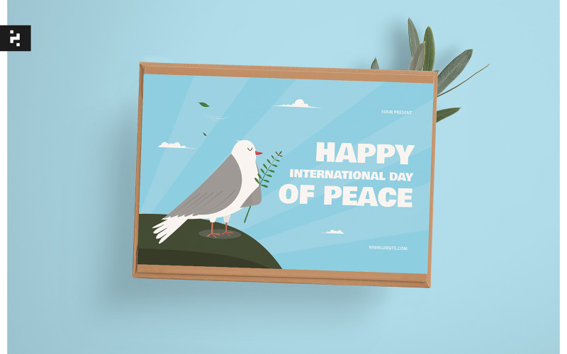 International Day Of Peace Greeting Card Corporate Identity