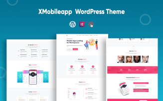 XMobileapp - Mobile App One page WordPress Theme