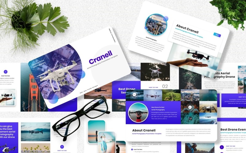Cranell - Aerial Photography Powerpoint PowerPoint Template