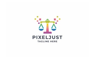 Professional Pixel Justice Pro Logo
