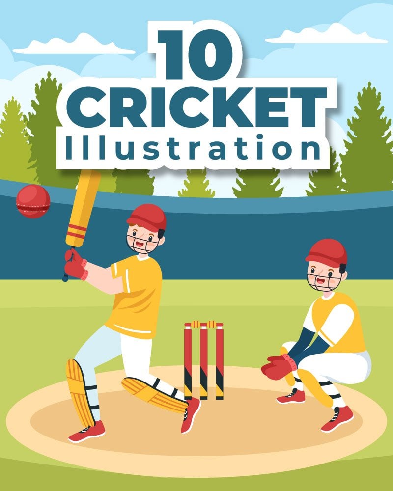 Kit Graphique #268024 Cricket Sport Divers Modles Web - Logo template Preview