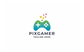 Professional Pixel Gamer Logo