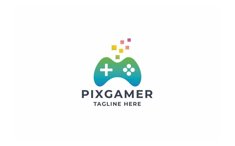 Professional Pixel Gamer Logo Logo Template