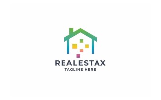 Professional Pixel Real Estate Logo