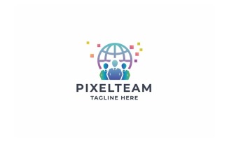 Professional Pixel Team Logo