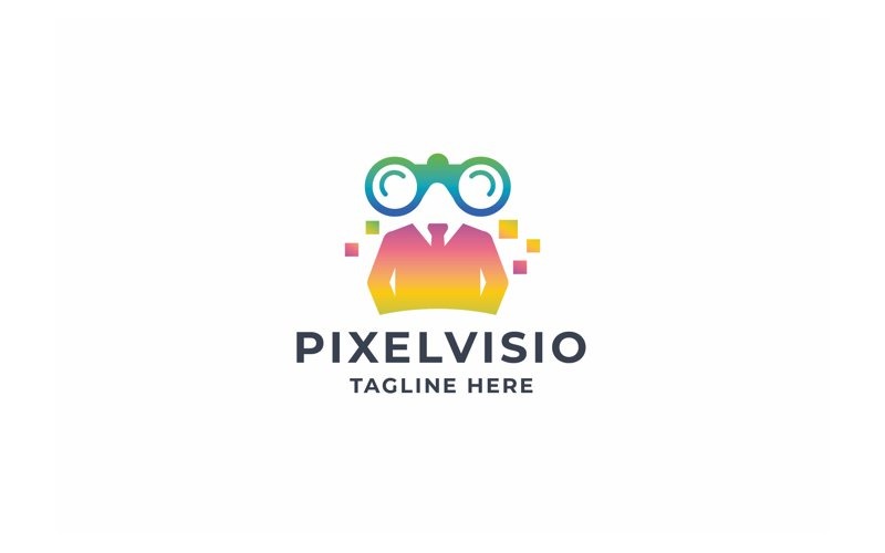 Professional Pixel Vision Logo Logo Template
