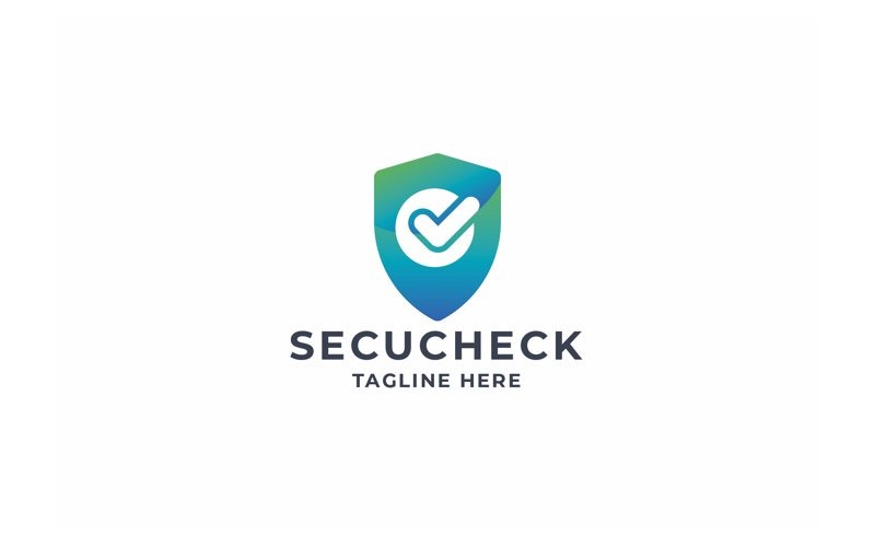 Professional Secure Check Logo Logo Template