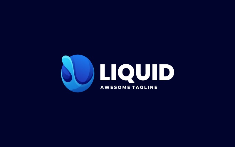 Liquid Gradient Logo Style Vol.1 Logo Template