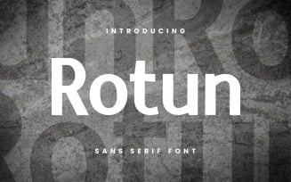 Rotun Modern Sans Serif Font