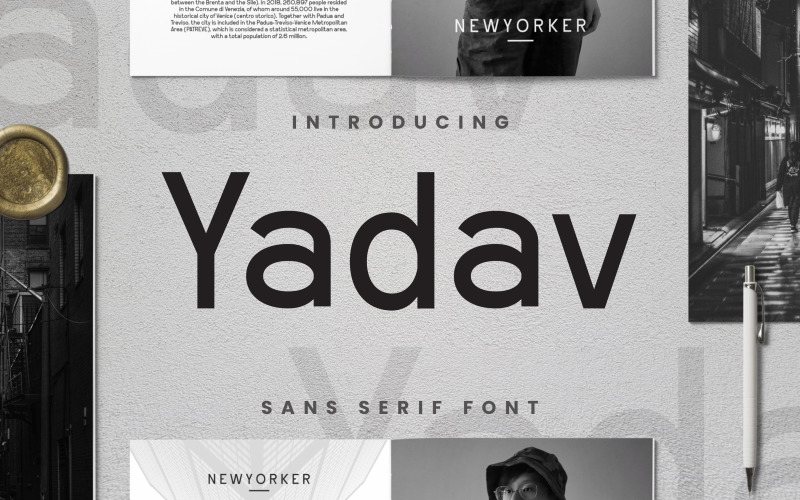 Yadav Modern Sans Serif Font