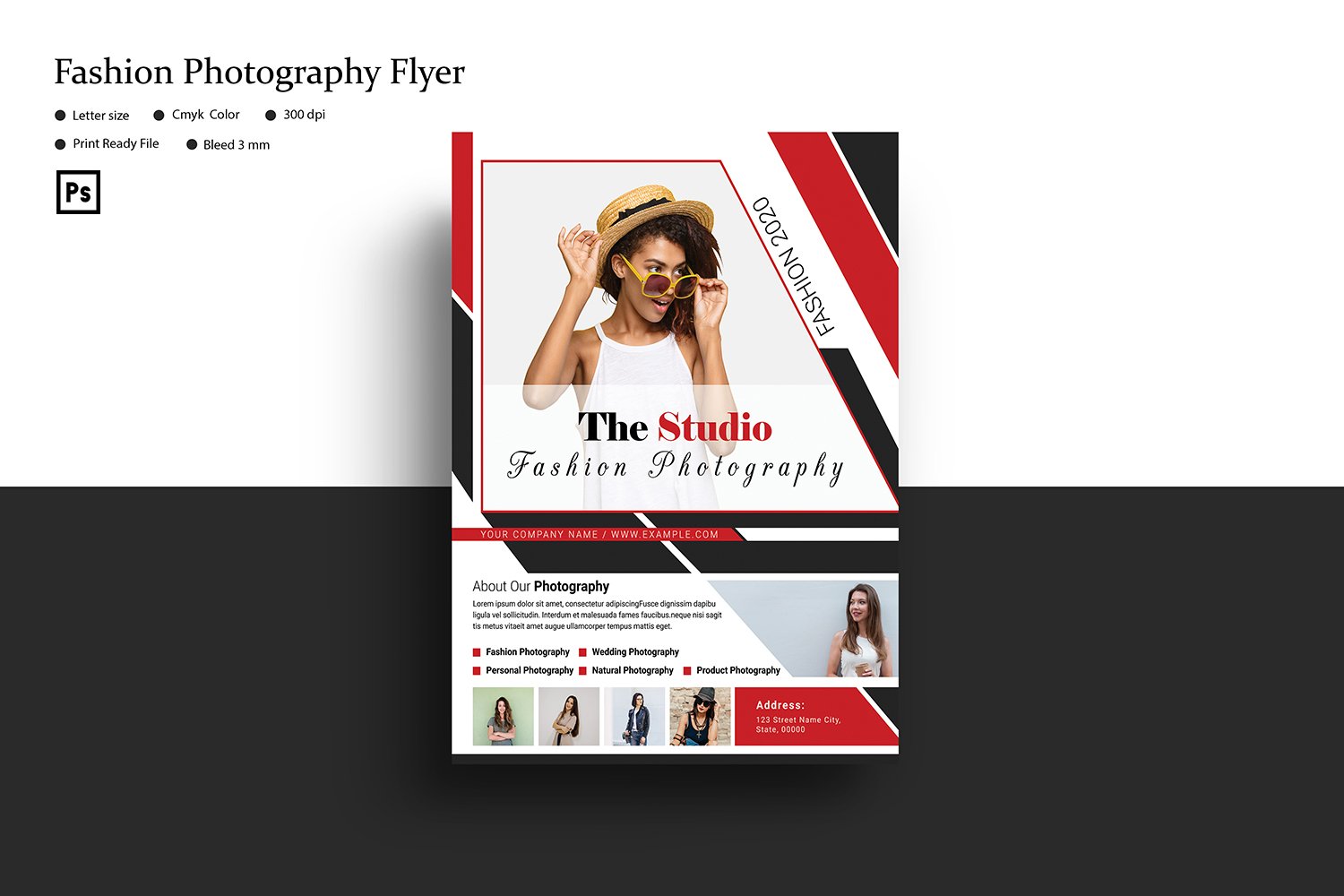 Template #268221 Flyer Photography Webdesign Template - Logo template Preview