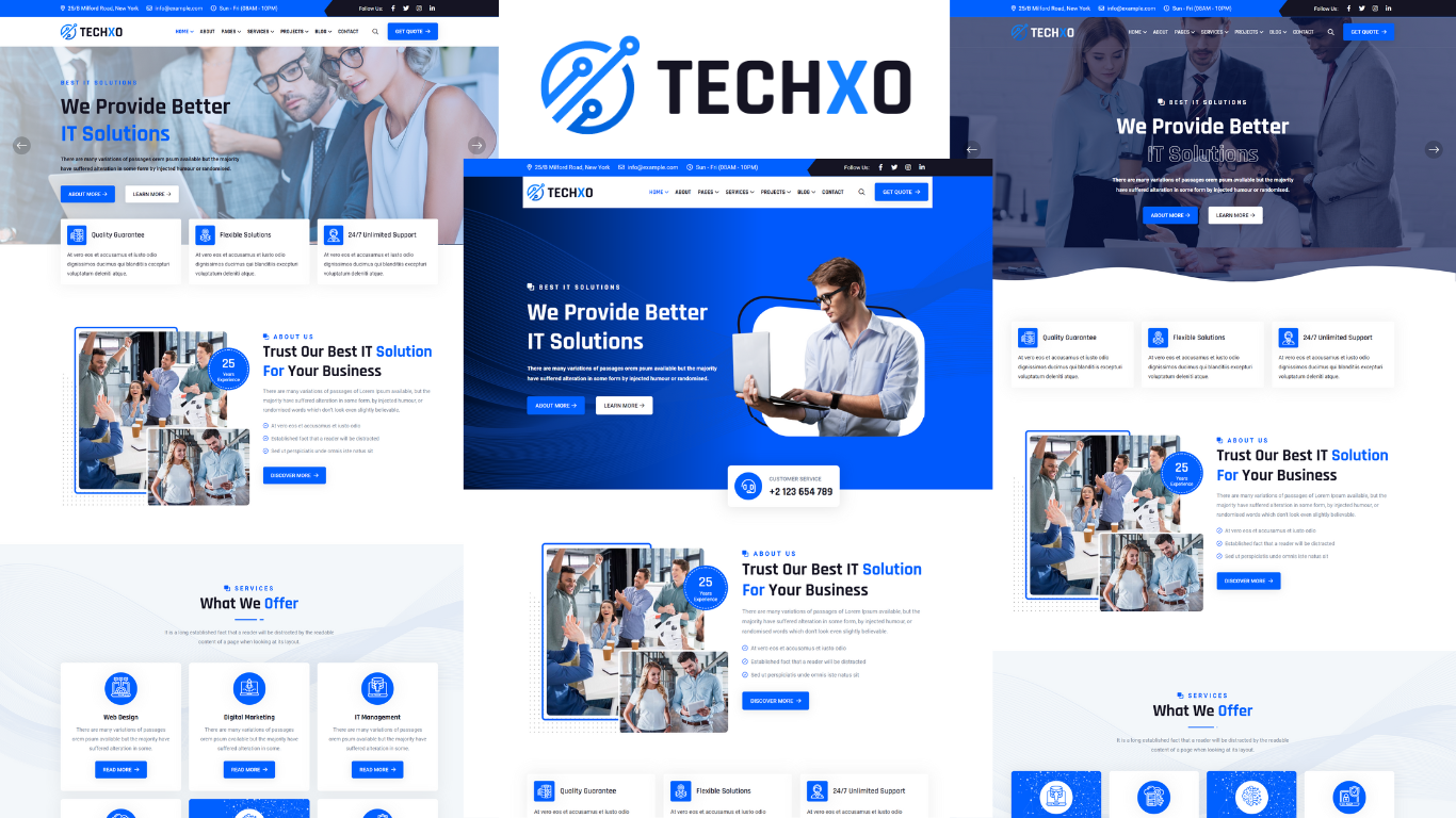 Techxo - IT Solutions and Services HTML5 Template