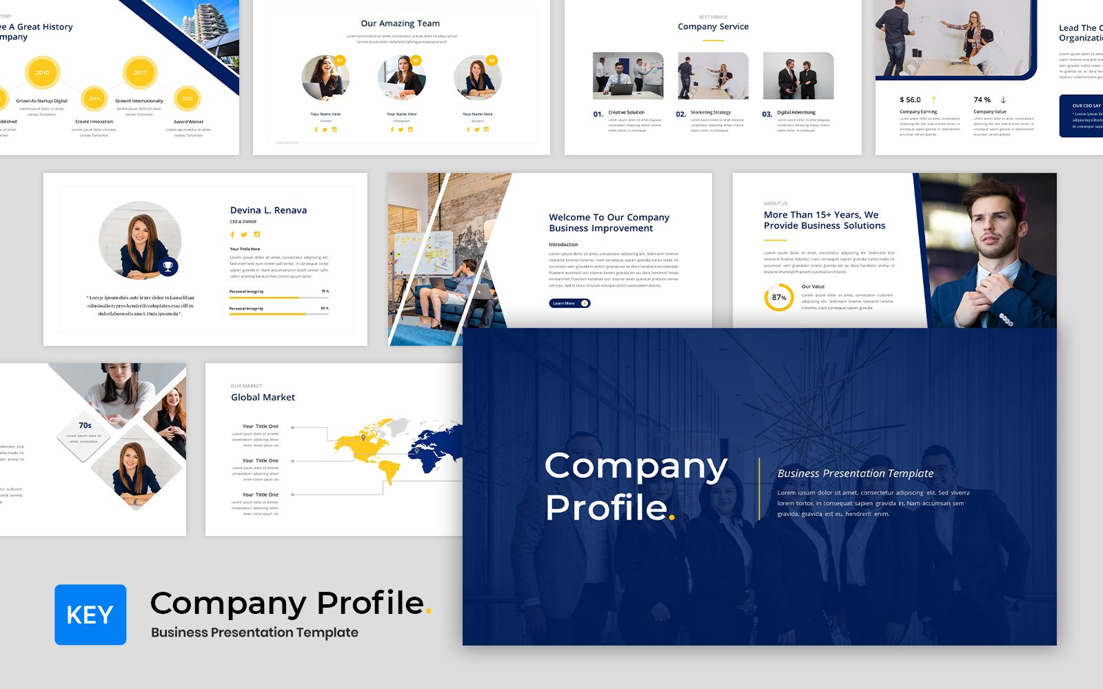Template #268263 Business Clean Webdesign Template - Logo template Preview