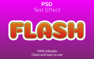 Flash | Flash Editable Psd Text Effect | Modern Flash Psd Text Effect
