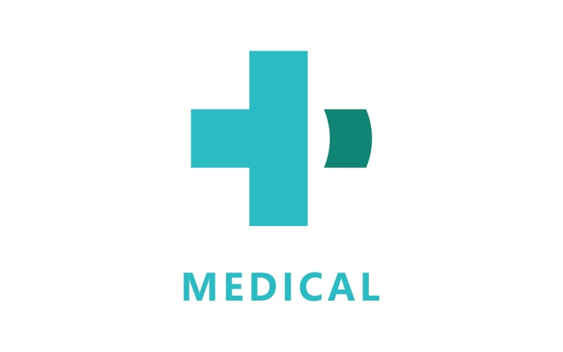 Medical Care Vector Logo Design Template V7 Logo Template