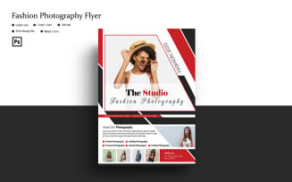 Photography Flyer Template, Photoshop Template
