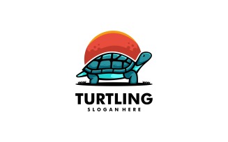 Turtle Simple Mascot Logo Style Vol. 1