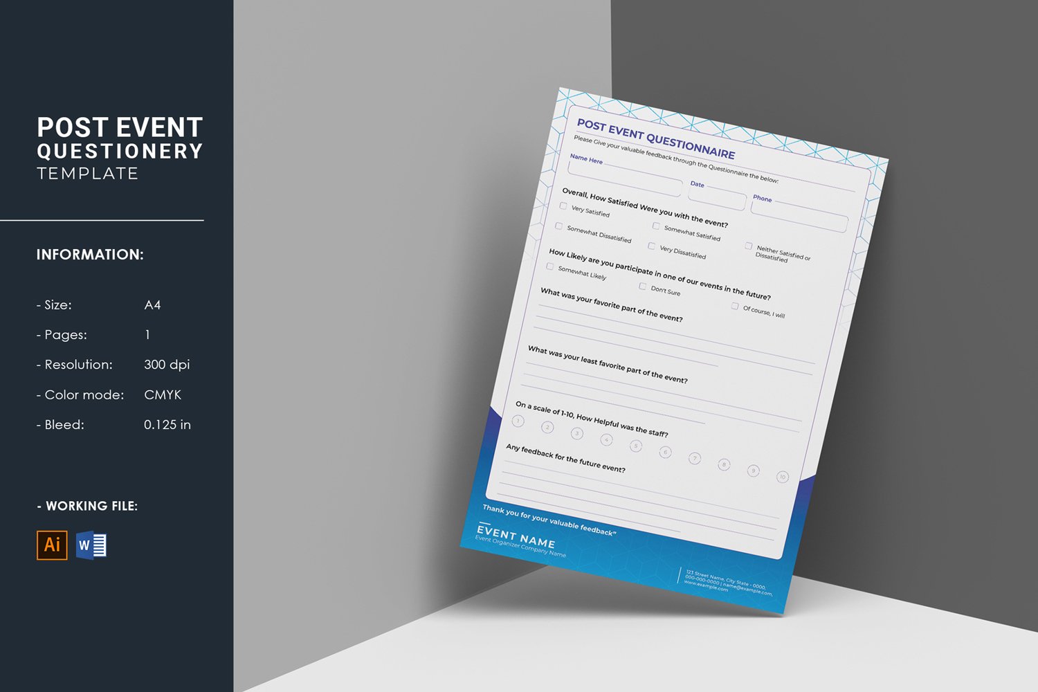 Template #268350 Satisfaction Feedback Webdesign Template - Logo template Preview
