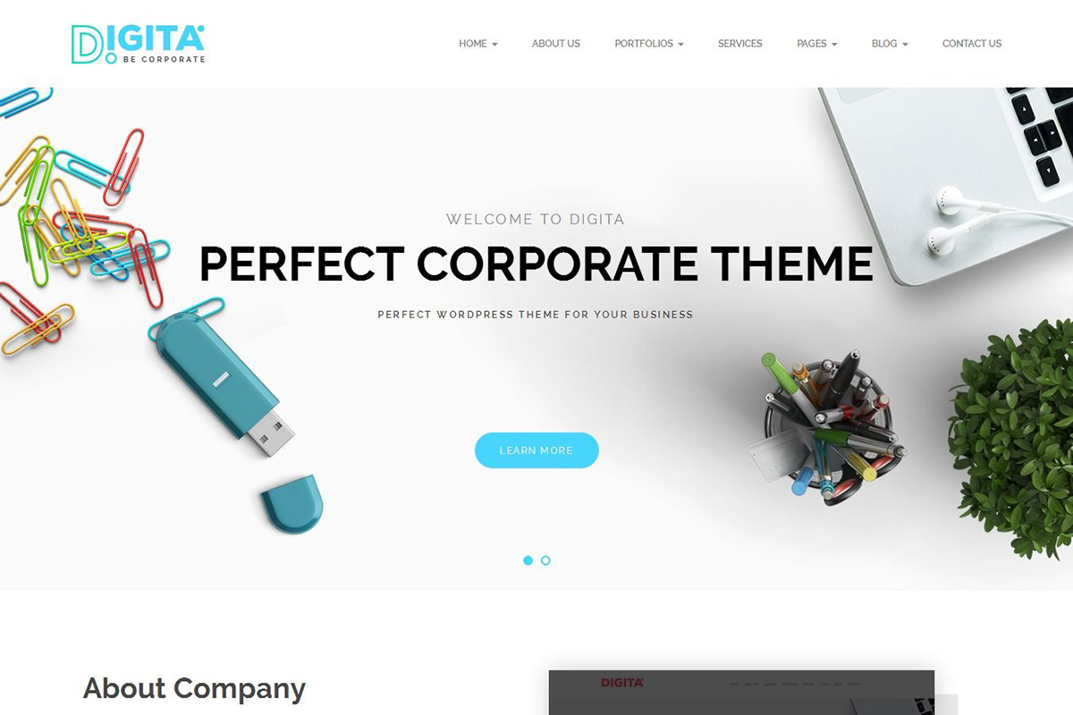 Digita - Corporate Business WordPress Theme