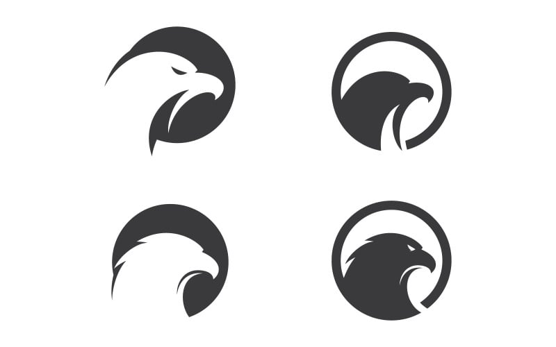 Eagle Head Vector Logo Design Template V10 Logo Template