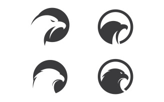 Eagle Head Vector Logo Design Template V10