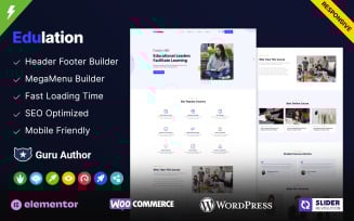 Edulation - Education, School and Learning Multippurpose WordPress Theme
