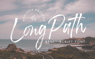 Long Path - Brush Script Font
