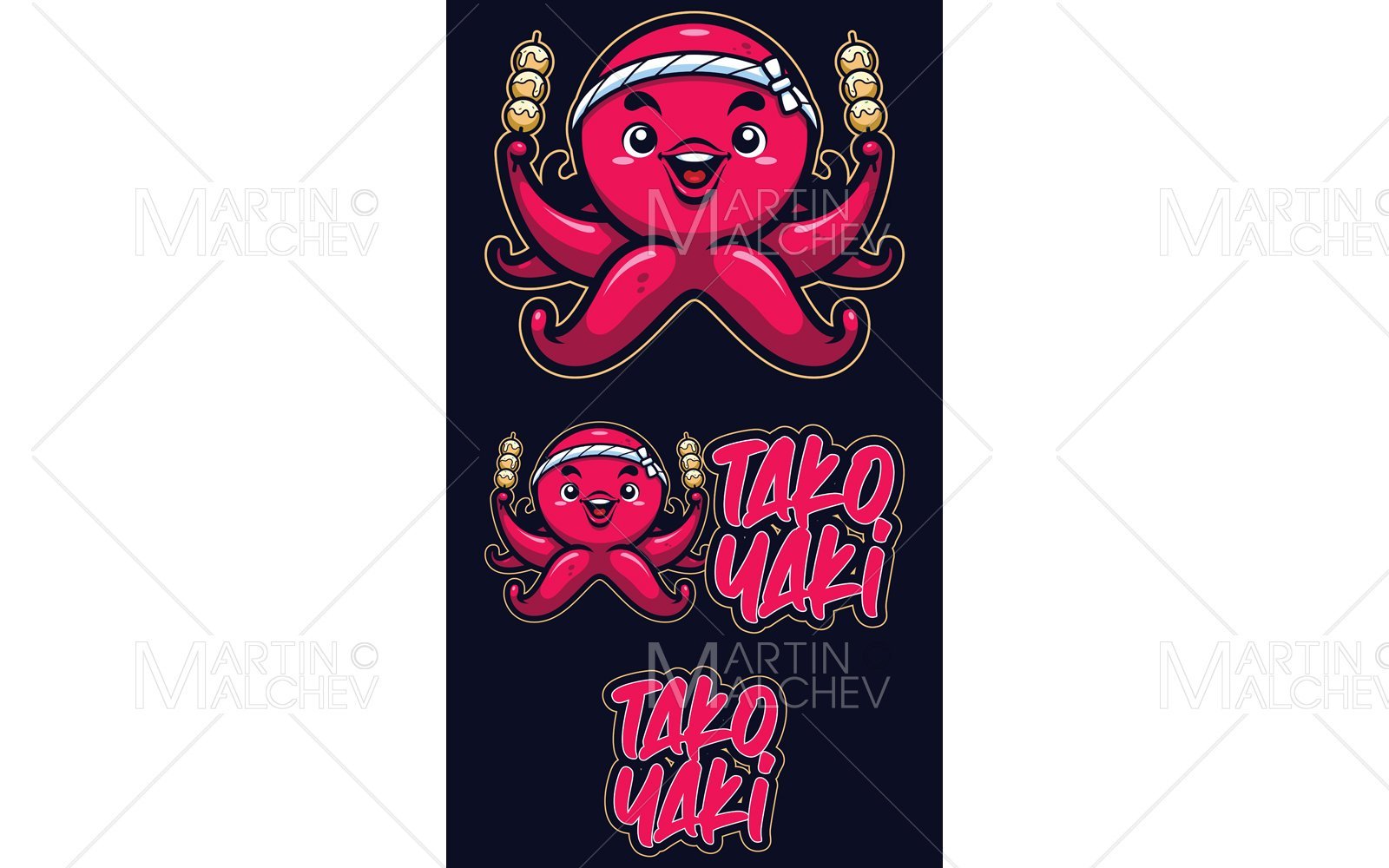 Kit Graphique #268446 Octopus Food Divers Modles Web - Logo template Preview