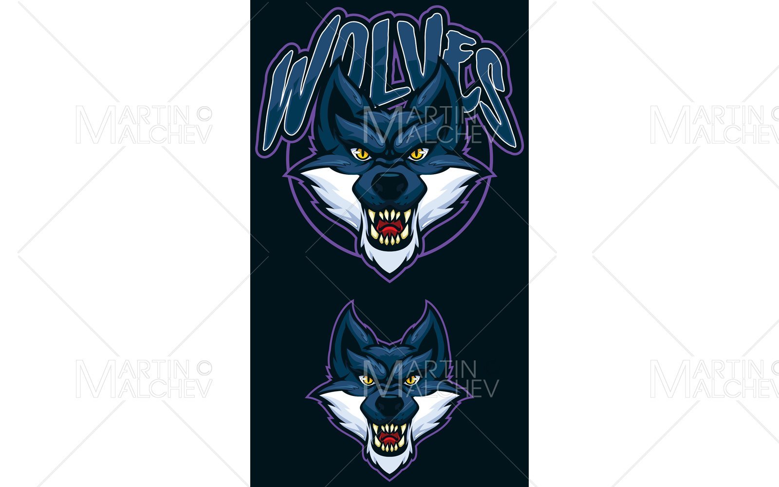 Kit Graphique #268452 Wolf Mascot Divers Modles Web - Logo template Preview