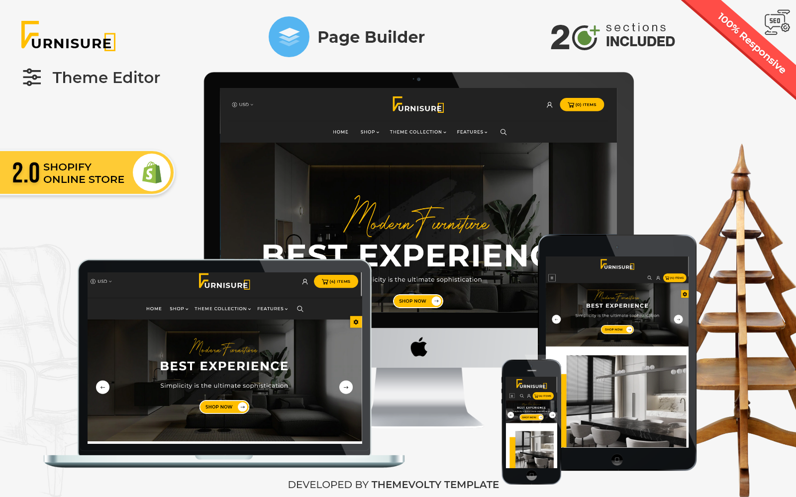 Furnisure  Furniture Multipurpose Shopify 2.0 Store