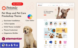 Petsnic - Pet Care, Pet Shop Prestashop Responsive Theme
