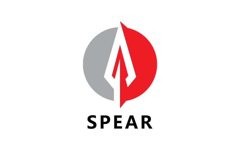 Spear Weapon Logo Vector Design V3 Logo Template