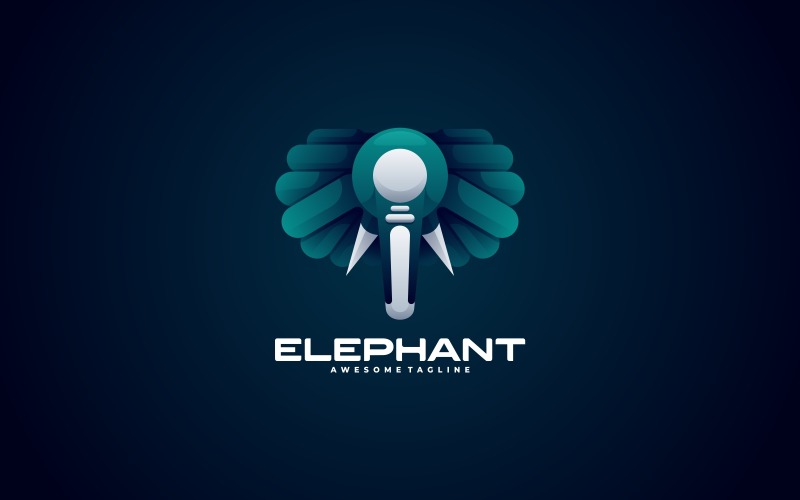 Elephant Gradient Logo Vol.1 Logo Template