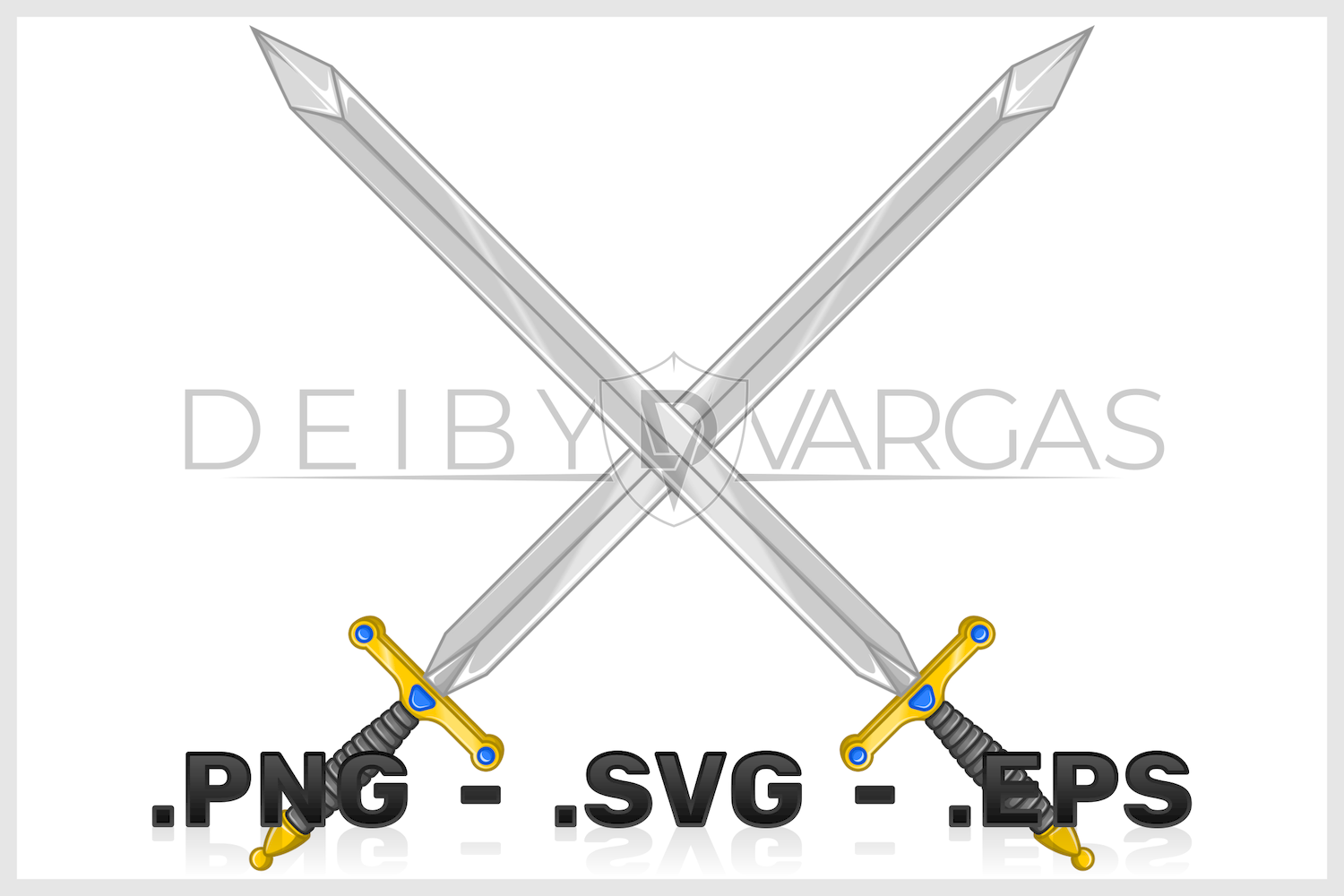 Vector Design Of Different Kind Of Medieval Swords
