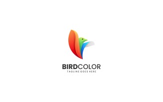 Bird Gradient Colorful Logo Vol.1