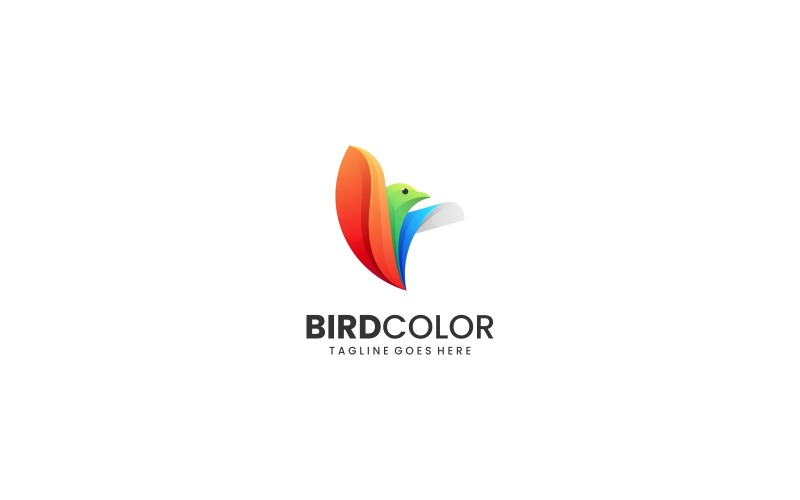 Bird Gradient Colorful Logo Vol.1 Logo Template