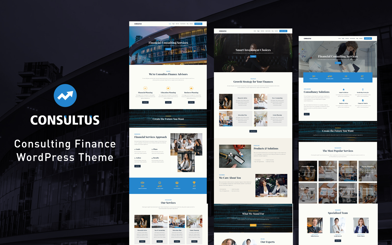 Consultus - Business Consulting Finance WordPress Theme